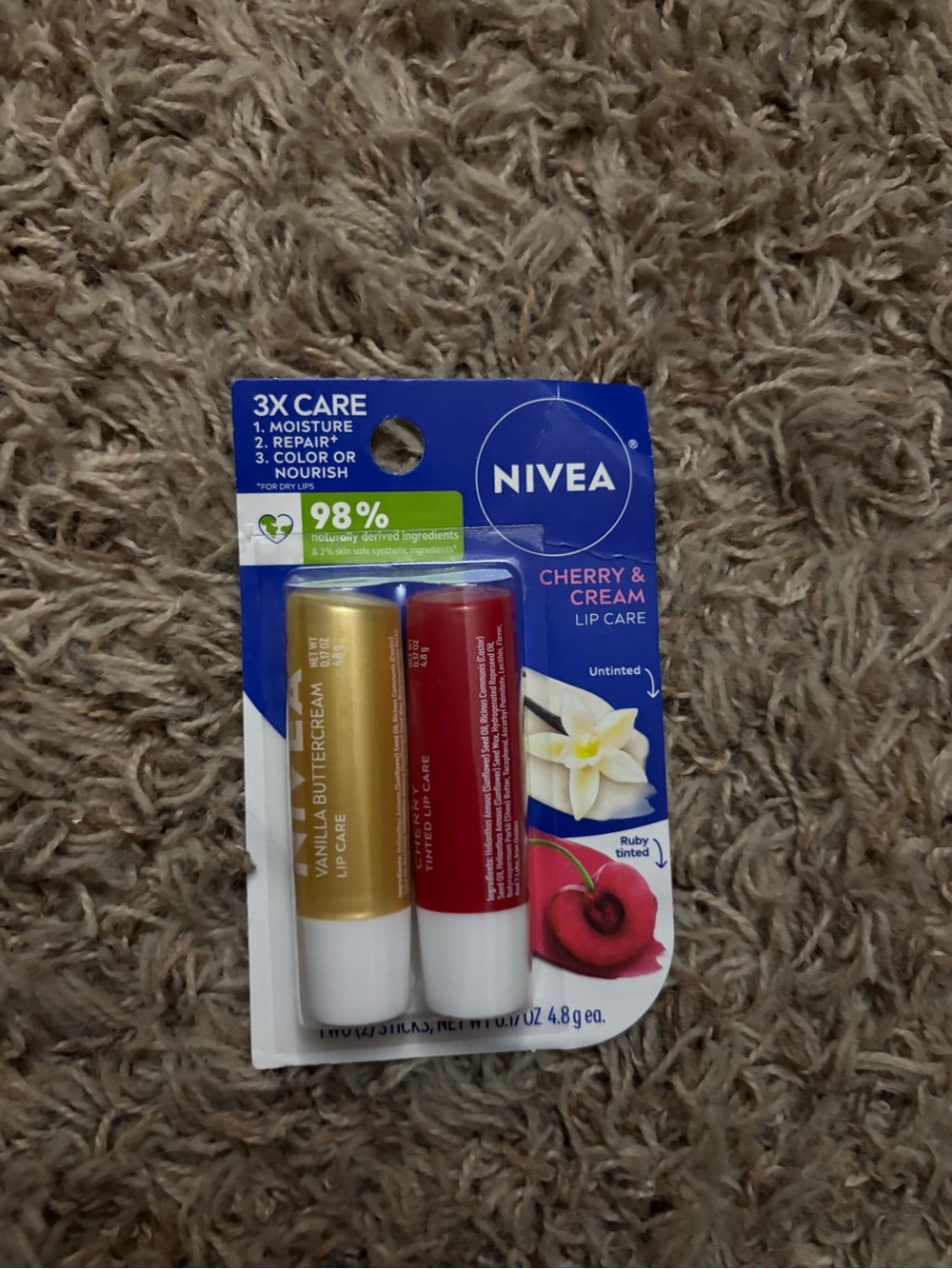 Cherry & Cream + Vanilla Buttercream Care Duo - Red & Gold